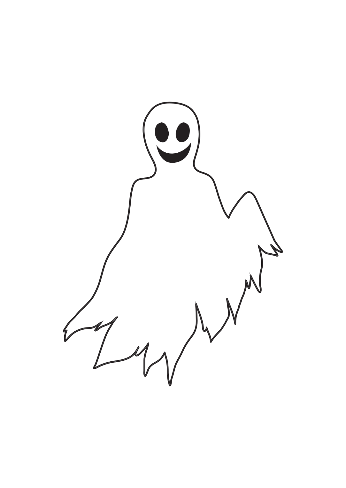 Halloween Outline Drawing Template - Edit Online & Download