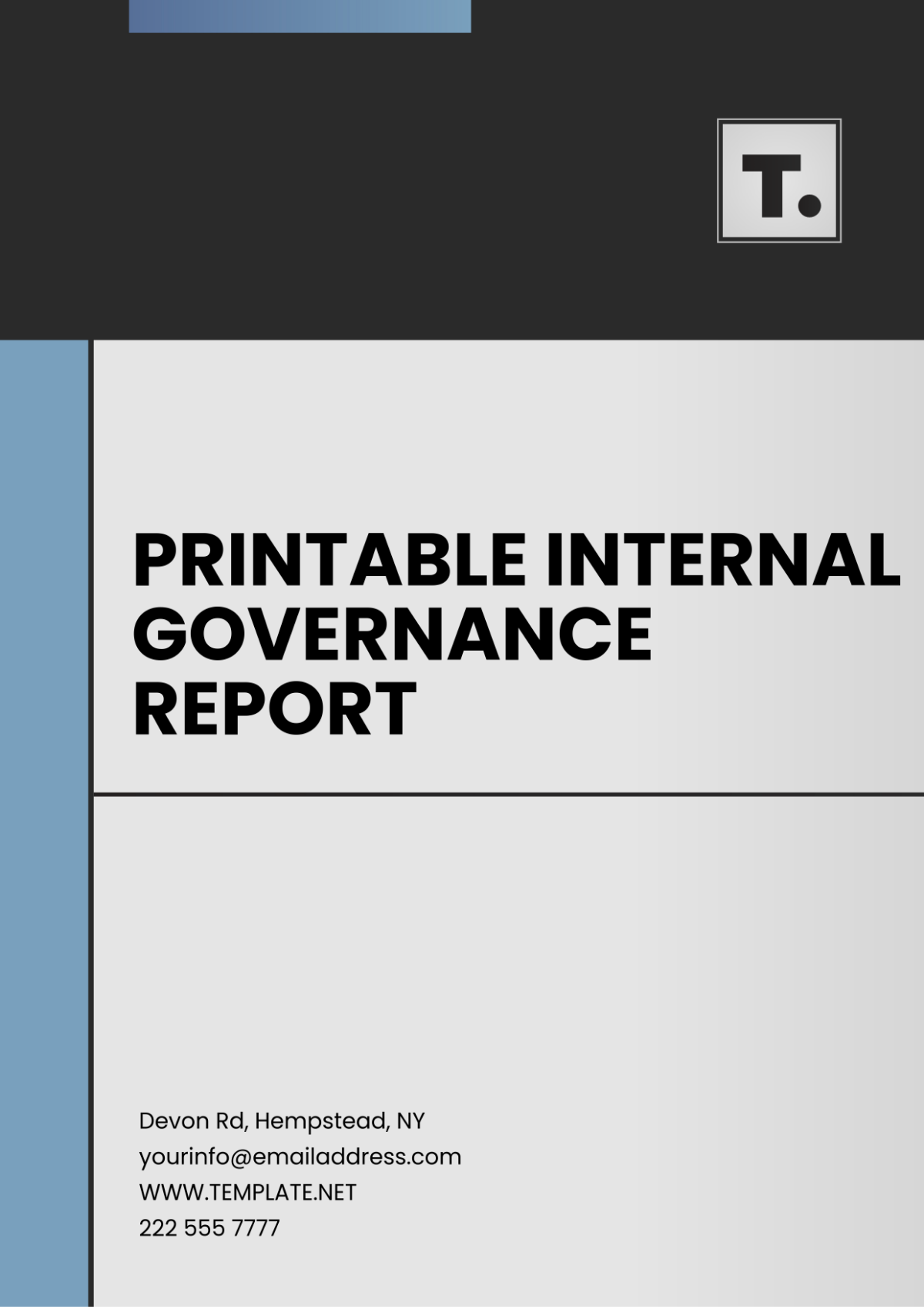 Printable Internal Governance Report Template - Edit Online & Download