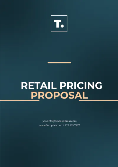 Free Retail Pricing Proposal Template to Edit Online