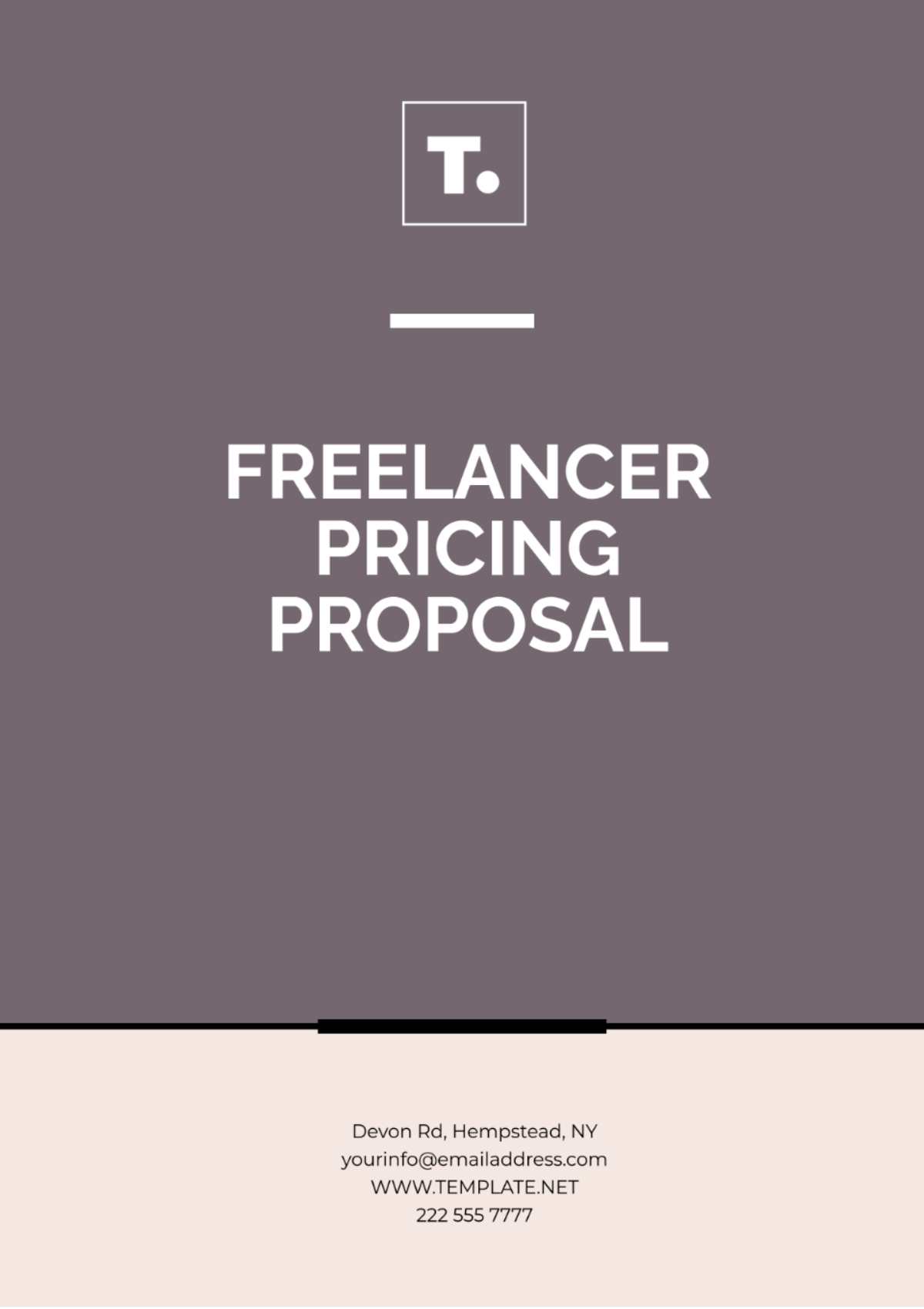 Freelancer Pricing Proposal Template - Edit Online & Download