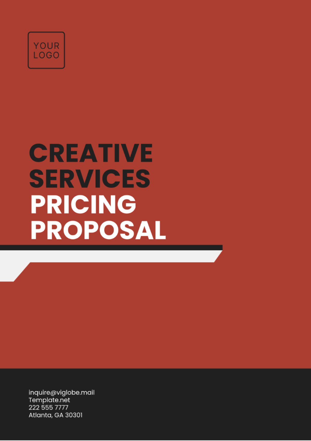 Creative Services Pricing Proposal Template - Edit Online & Download