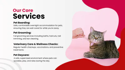 Free Pet Care Presentation Template to Edit Online