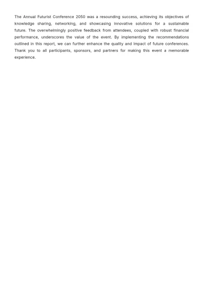 Free Event Planner Report Template to Edit Online