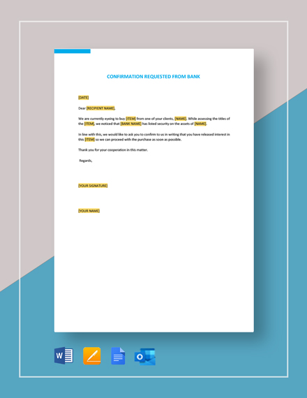 Free Payment Received Confirmation Letter Template - Google Docs, Word ...