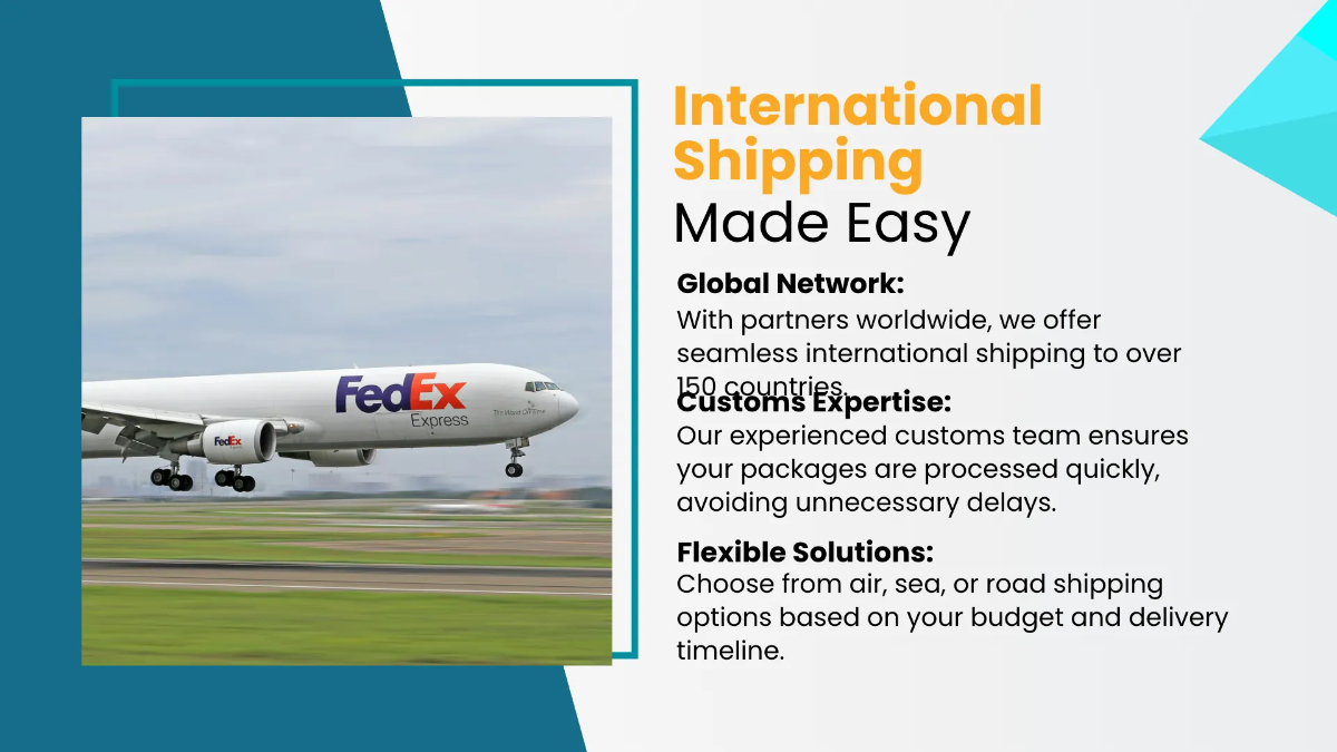 Free Shipping Company Presentation Template to Edit Online