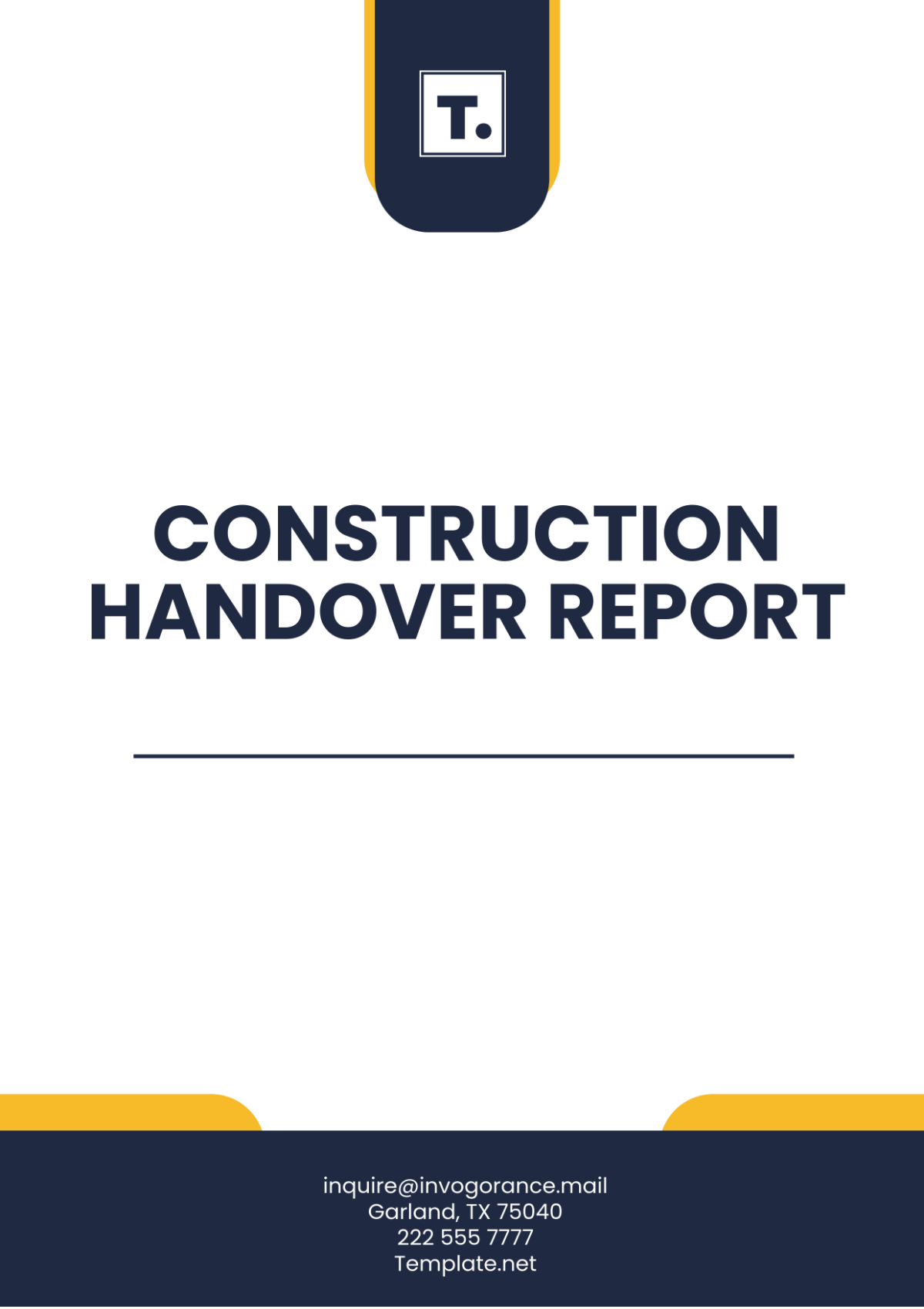 Free Handover Templates To Edit Online Print