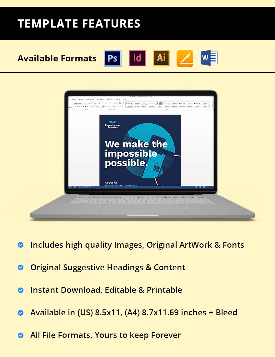 Sample IT Company Flyer Template Pages