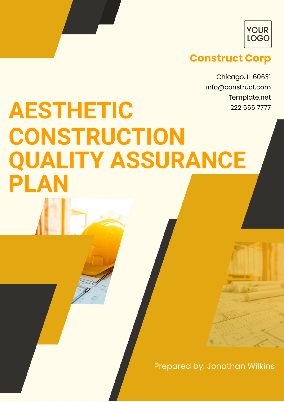 Aesthetic Construction Quality Assurance Plan Template - Edit Online & Download