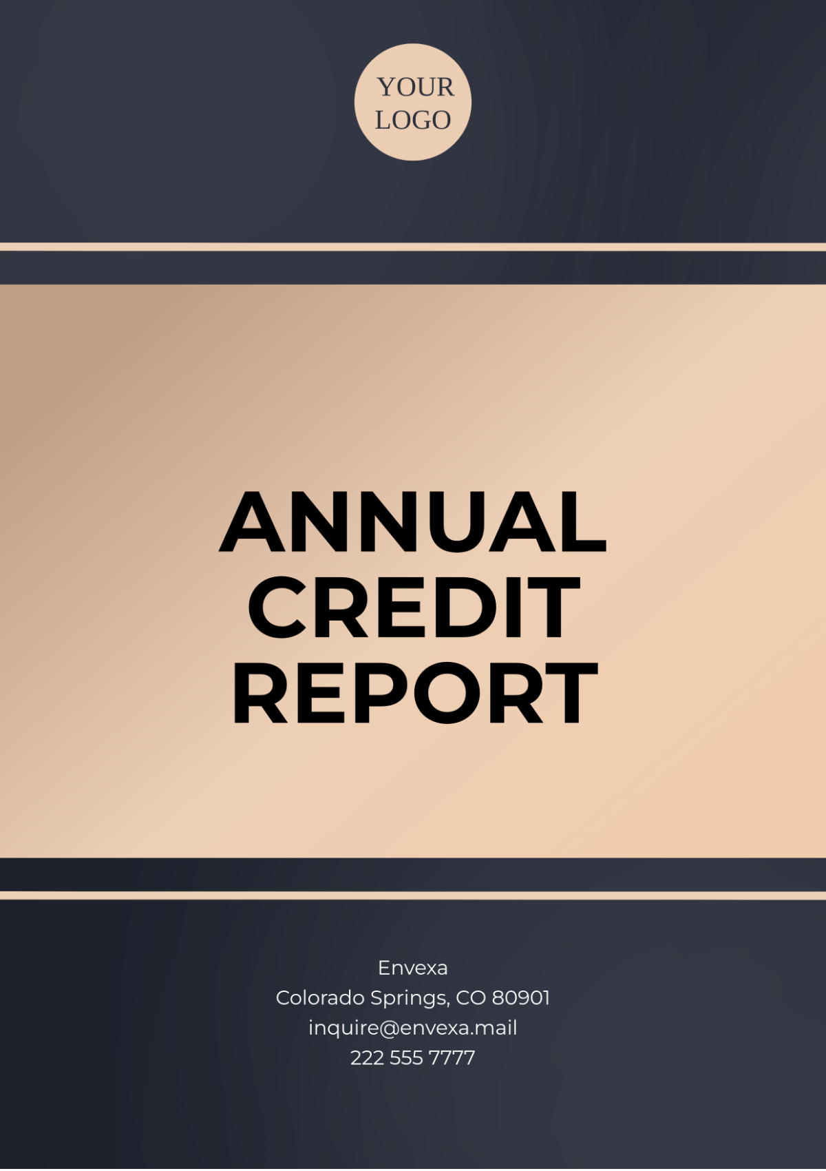 Annual Credit Report Template