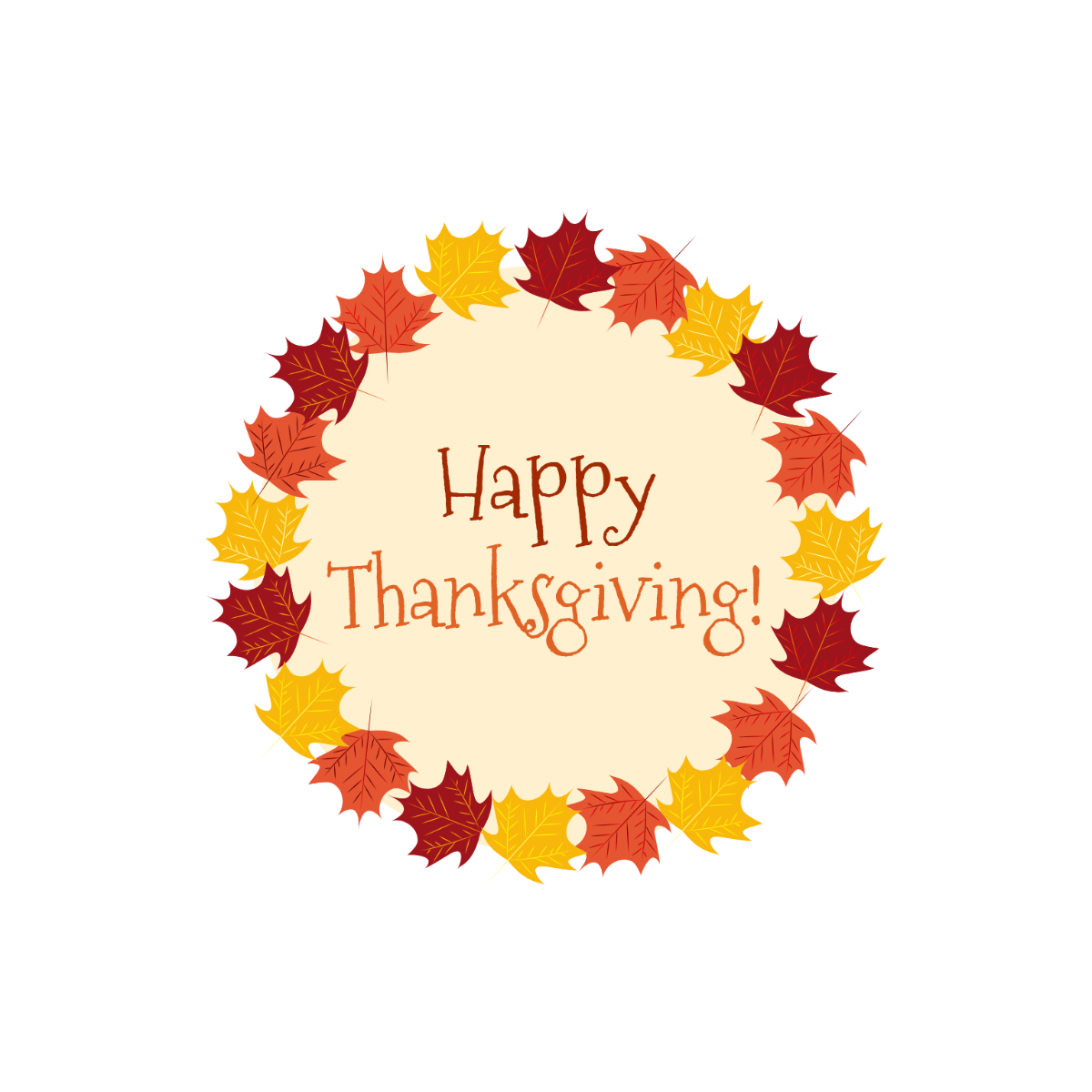 Thanksgiving Leaves Clipart