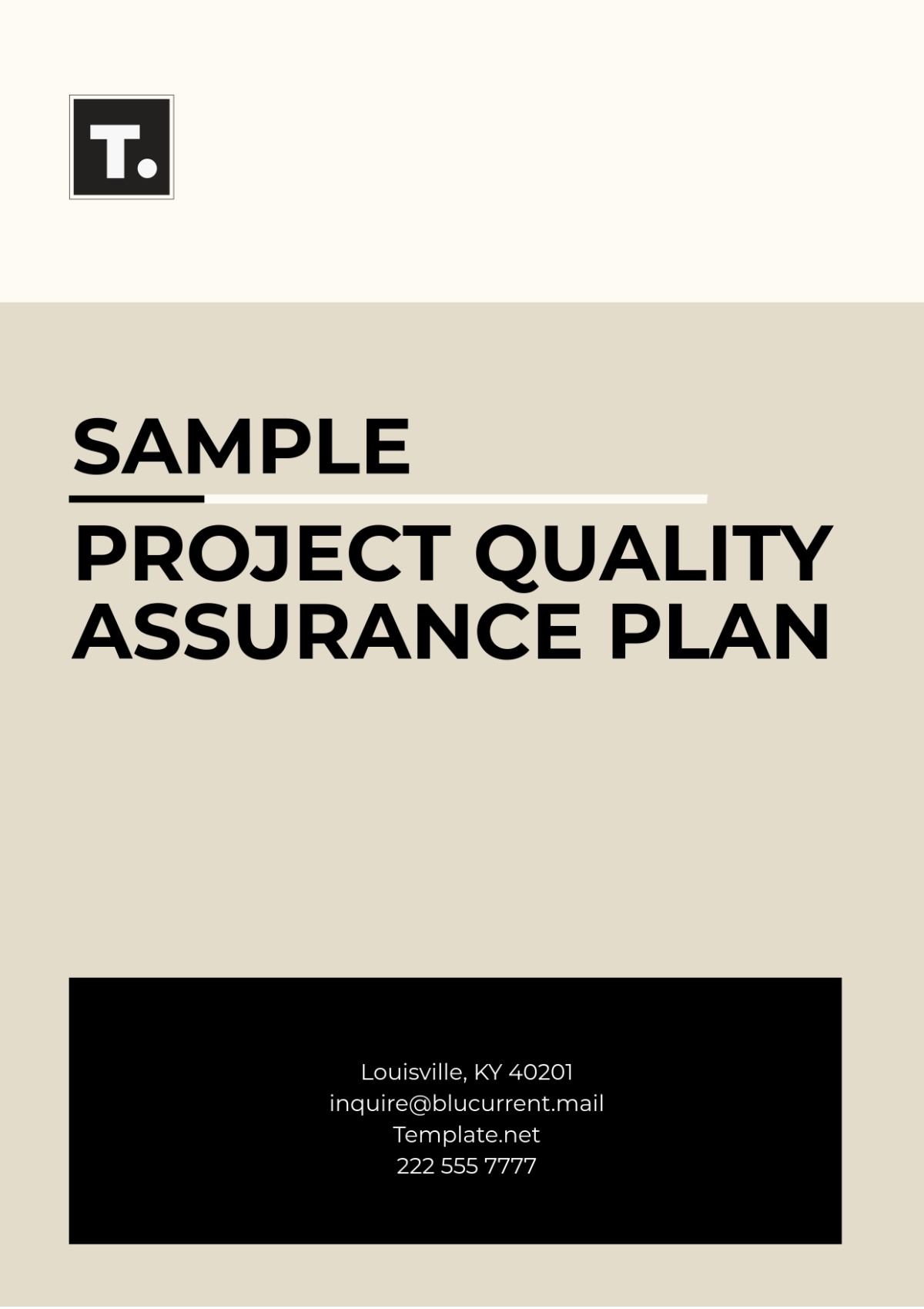 Sample Project Quality Assurance Plan Template - Edit Online & Download