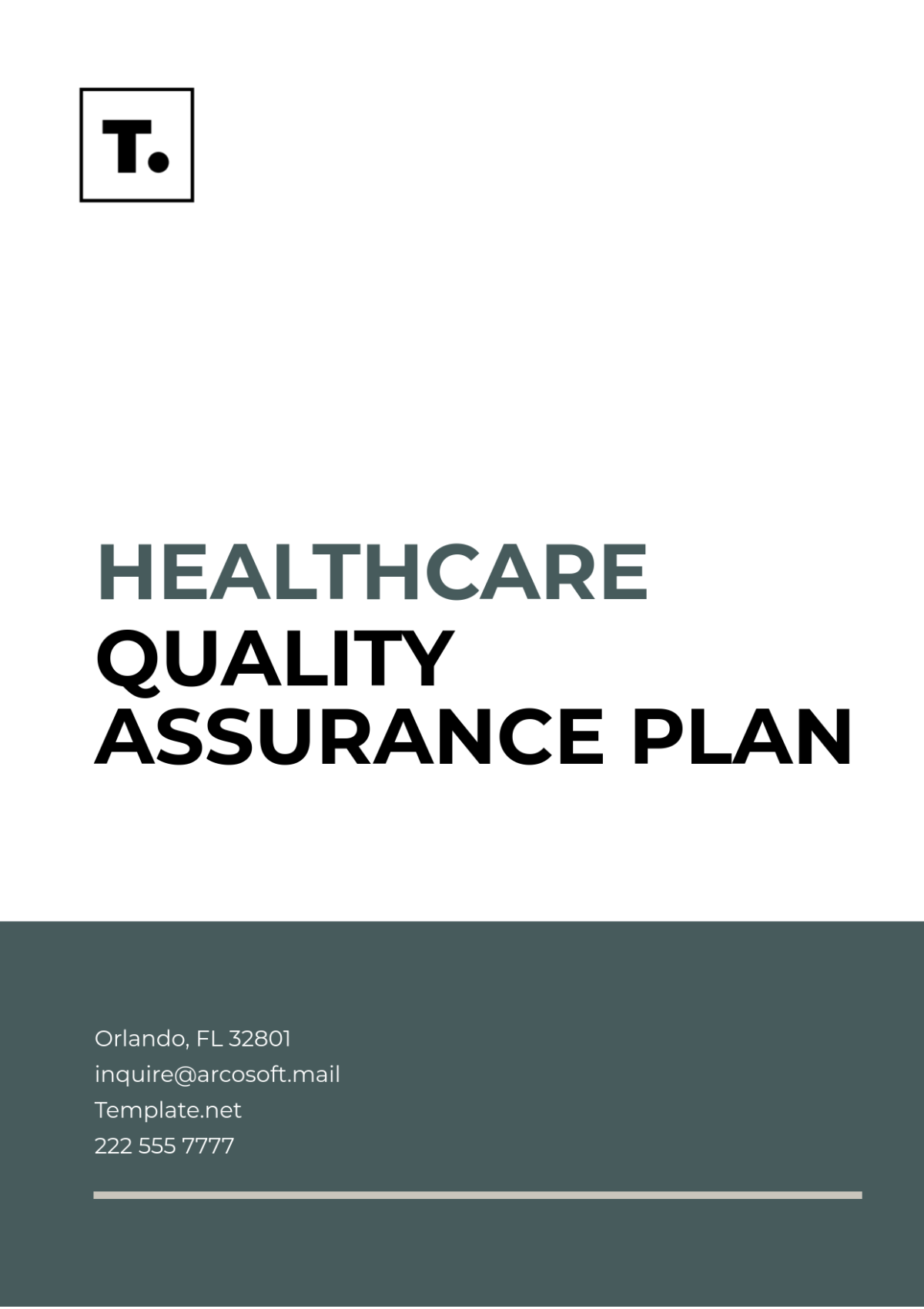 Healthcare Quality Assurance Plan Template - Edit Online & Download