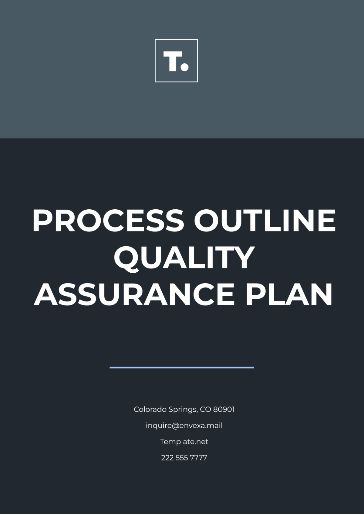 Process Outline Quality Assurance Plan Template - Edit Online & Download