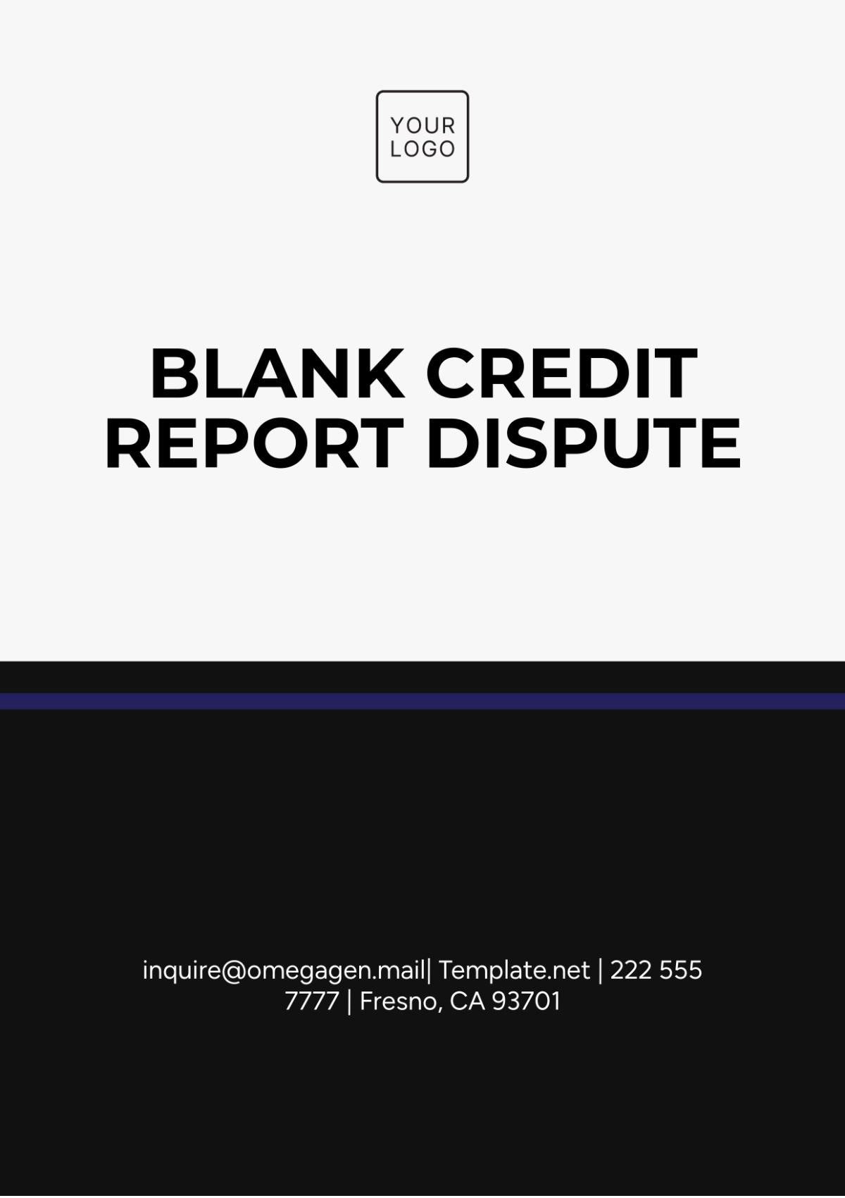 Blank Credit Report Dispute Template - Edit Online & Download