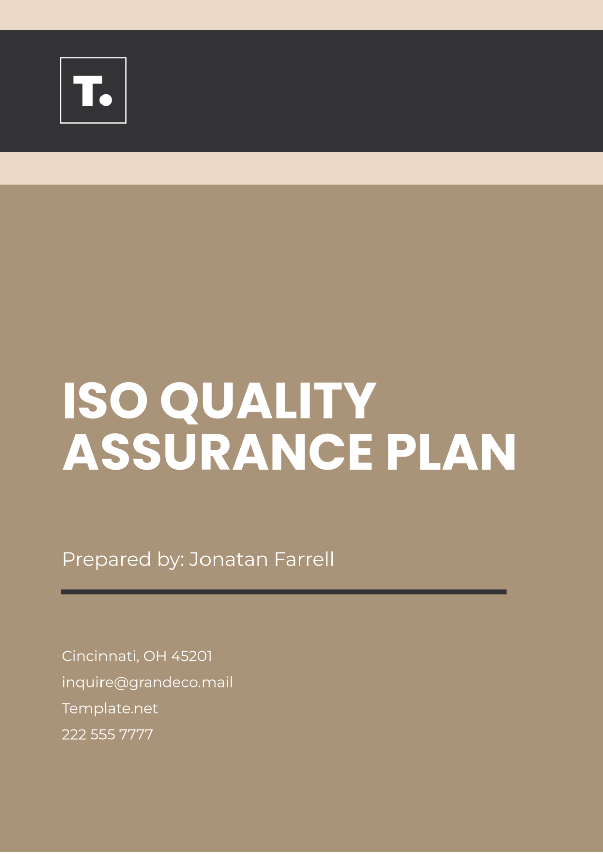 ISO Quality Assurance Plan Template - Edit Online & Download