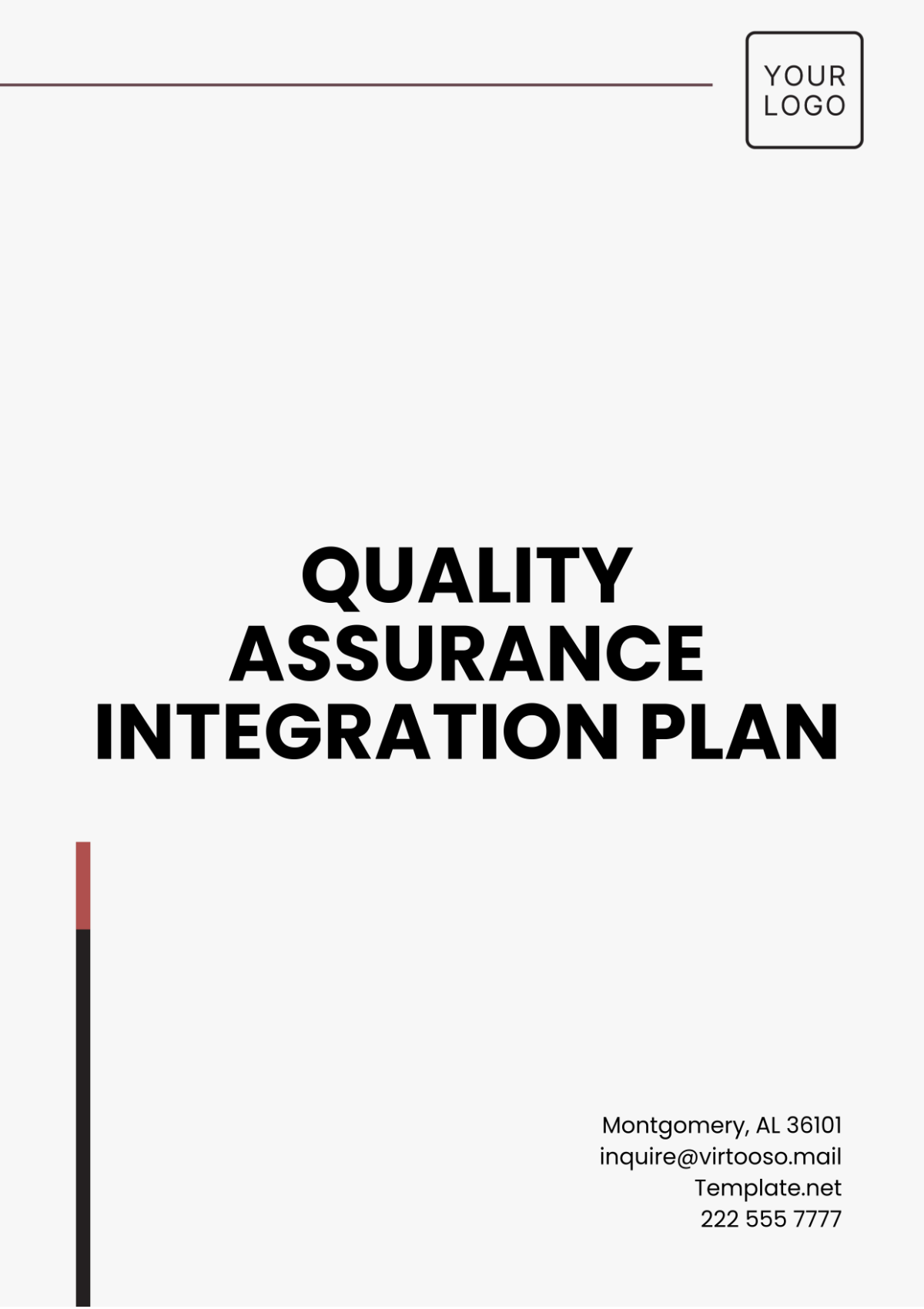 Quality Assurance Integration Plan Template - Edit Online & Download