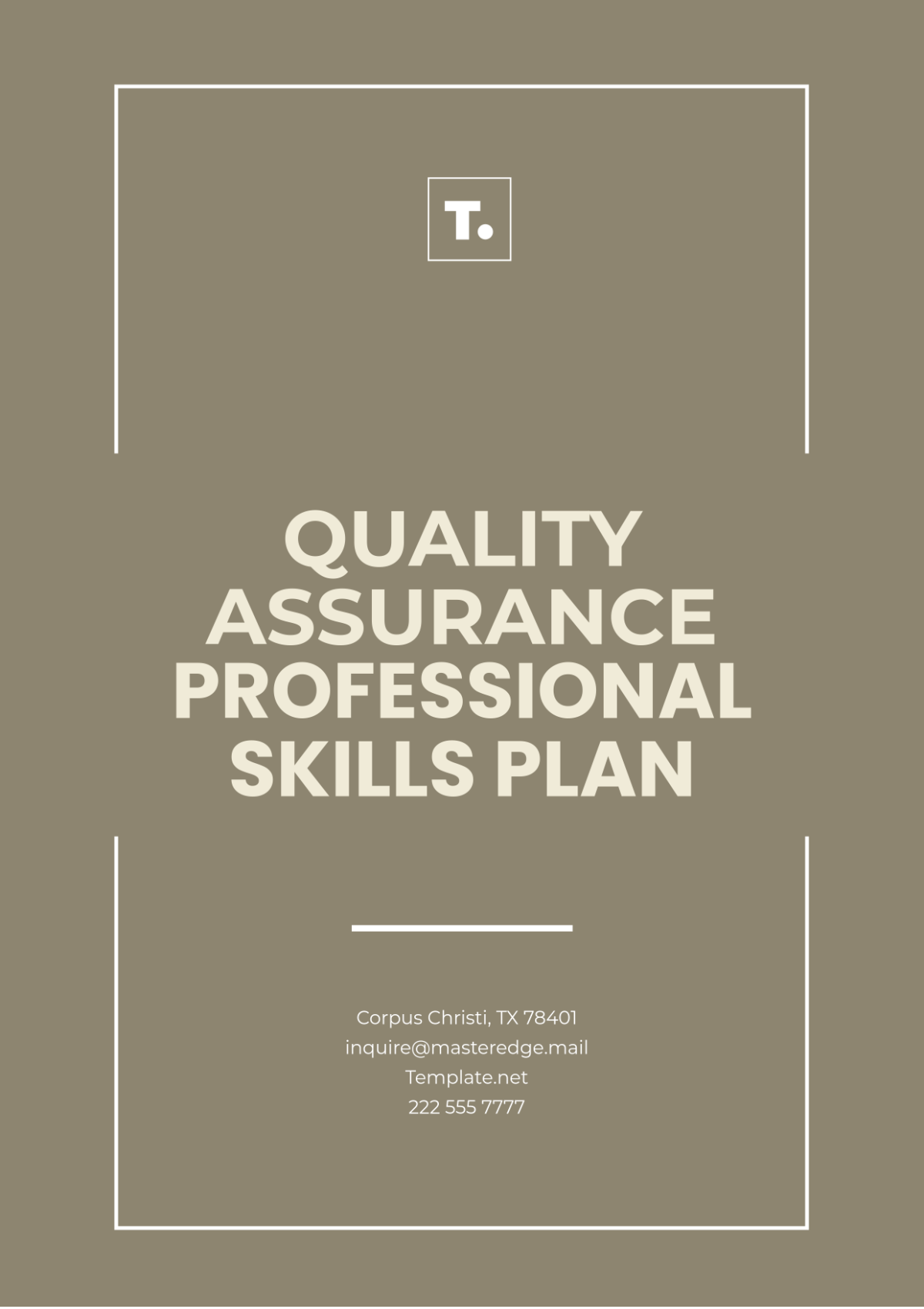 Quality Assurance Professional Skills Plan Template - Edit Online & Download