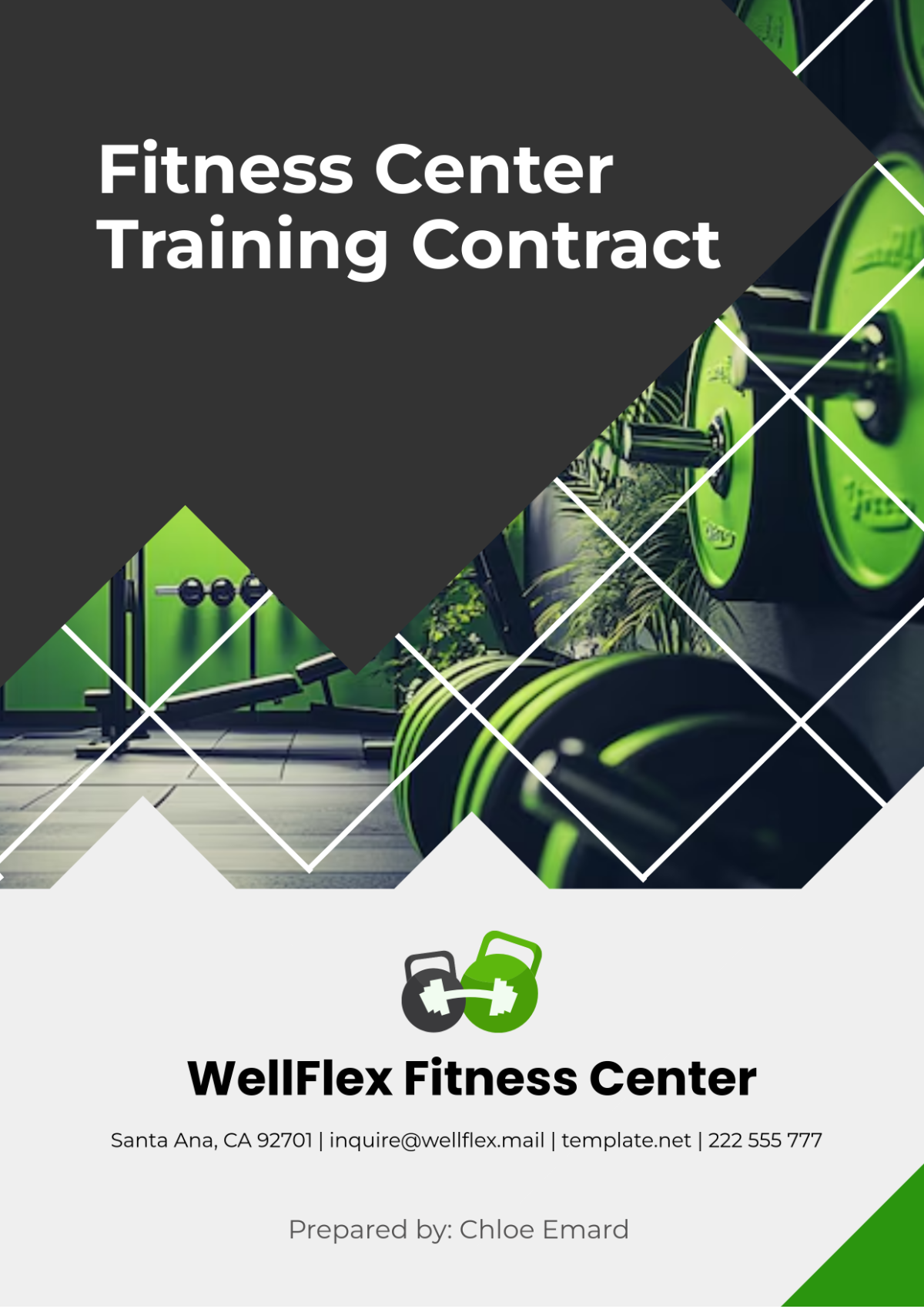 Fitness Center Training Contract Template - Edit Online & Download