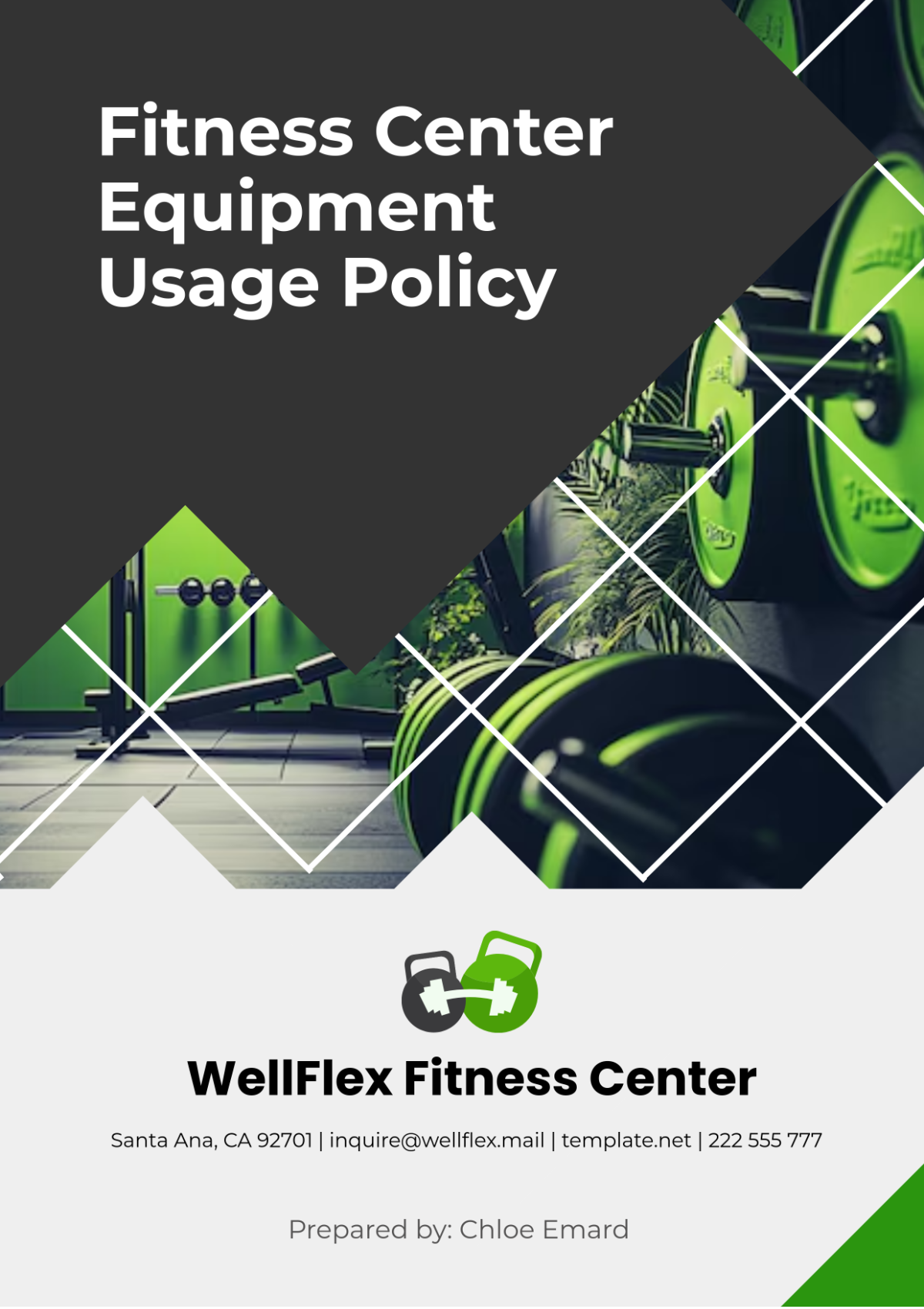 Fitness Center Equipment Usage Policy Template - Edit Online & Download