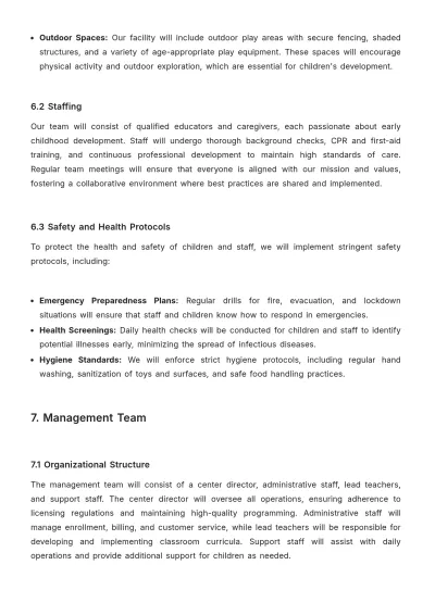 Free Day Care Proposal Template to Edit Online