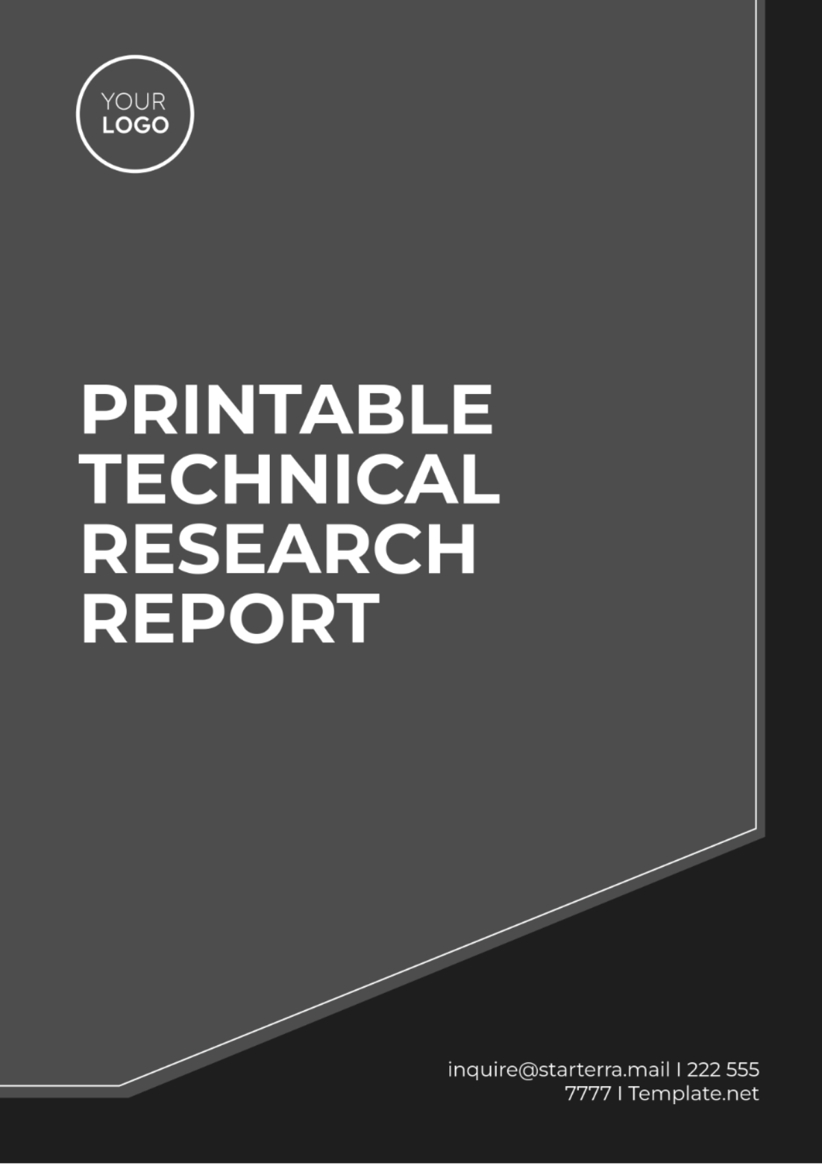 Free Printable Technical Research Report Template to Edit Online