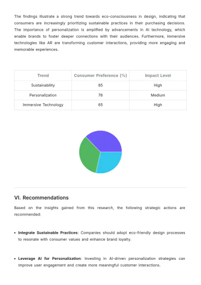 Free Marketing Design Research Report Template to Edit Online