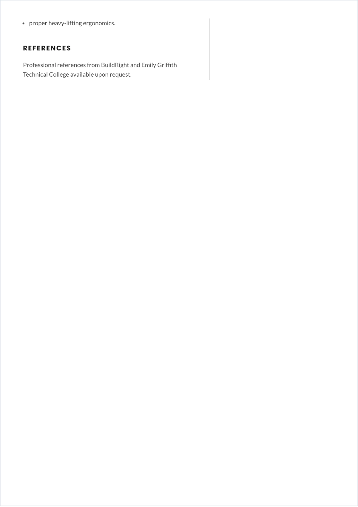 Free Apprentice ATS Resume Template, AI Resume Builder