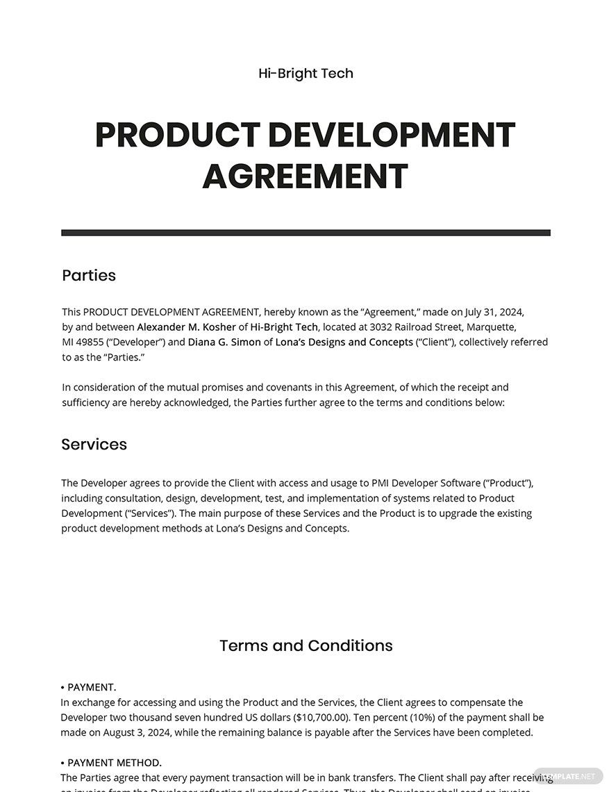 software development agreement checklist clipart