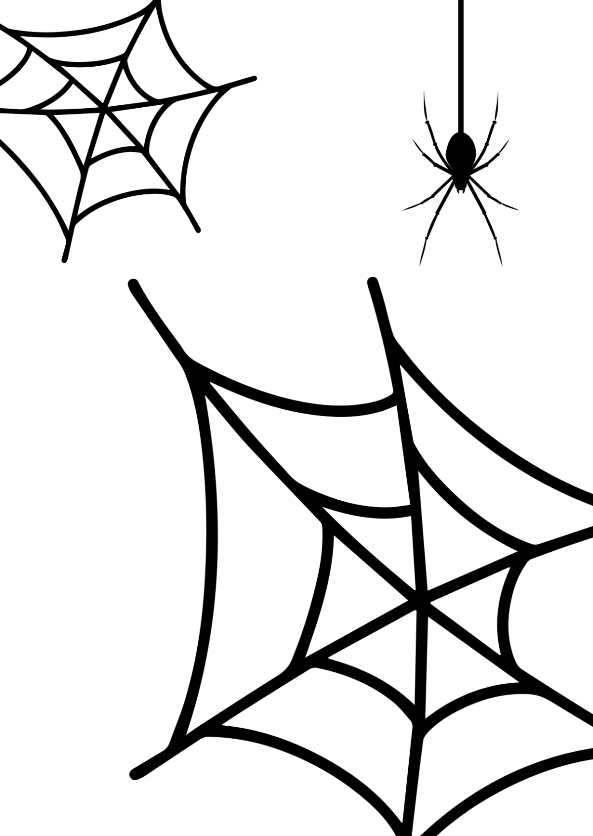 Halloween Spiderweb Drawing Template - Edit Online & Download