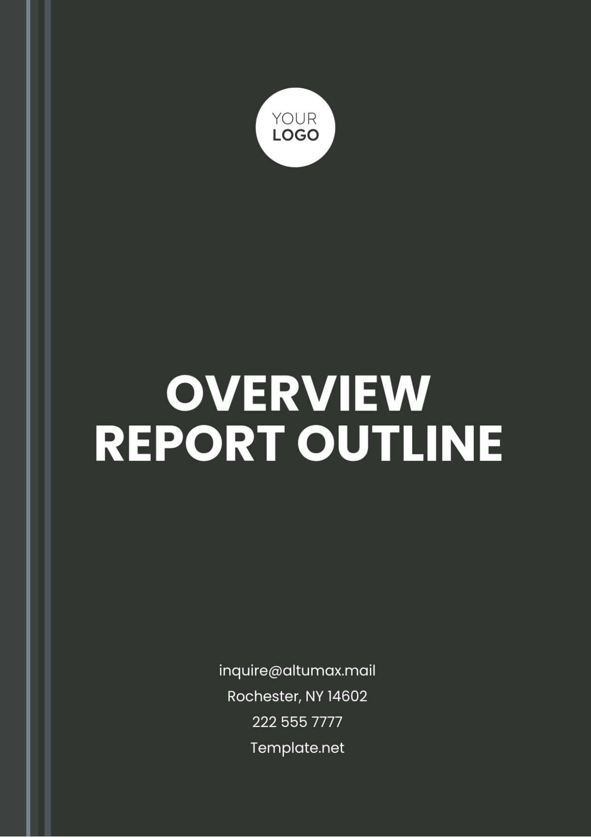 Overview Report Outline Template - Edit Online & Download