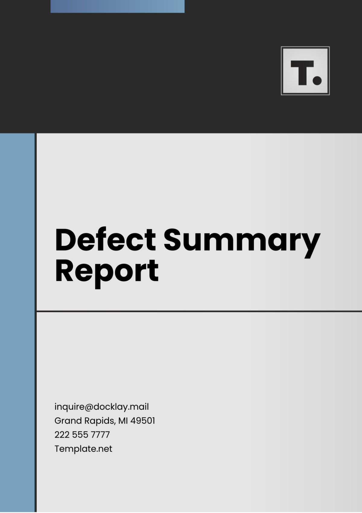 Defect Summary Report Template - Edit Online & Download