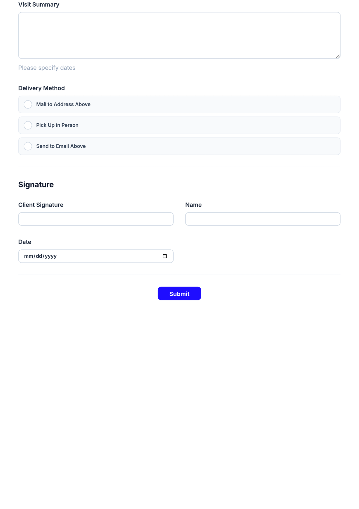 Free Medical Record Request Form Template & AI Maker Free Medical Record Request Form Template & AI Maker