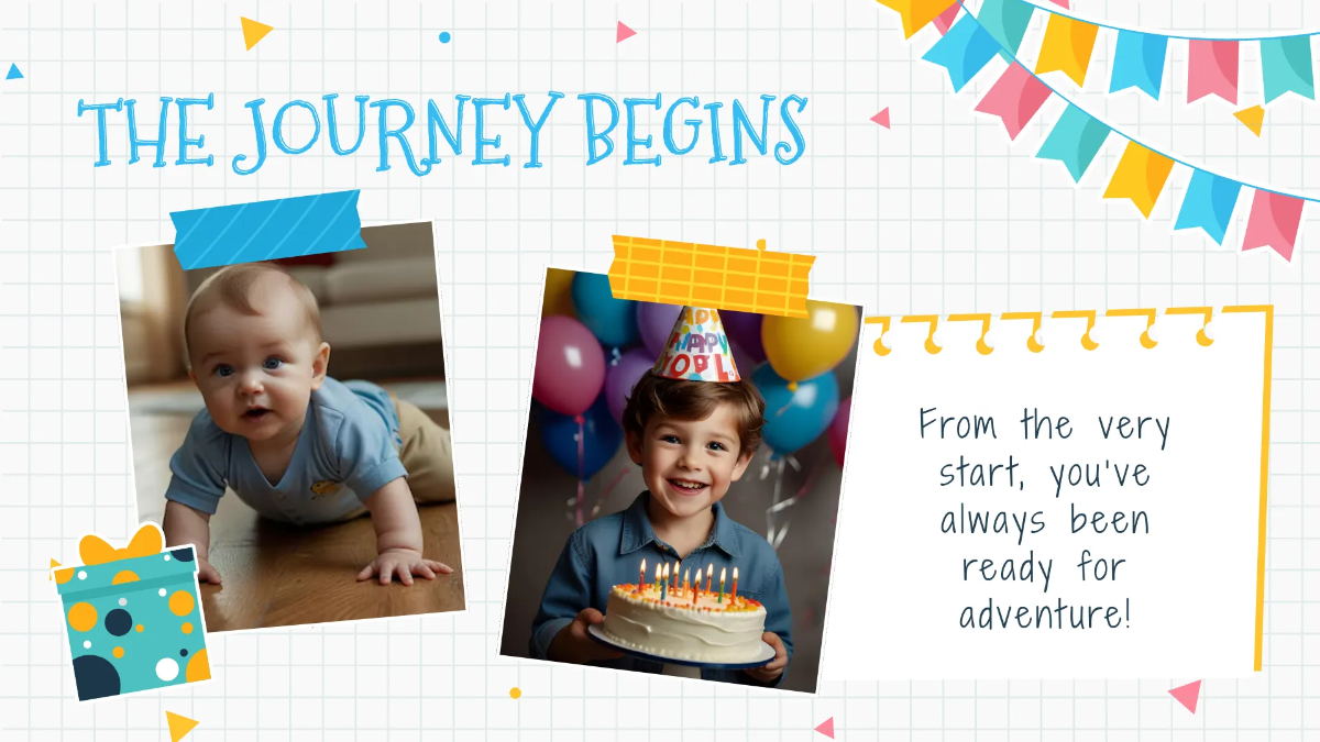 Free Happy Birthday Presentation Template to Edit Online