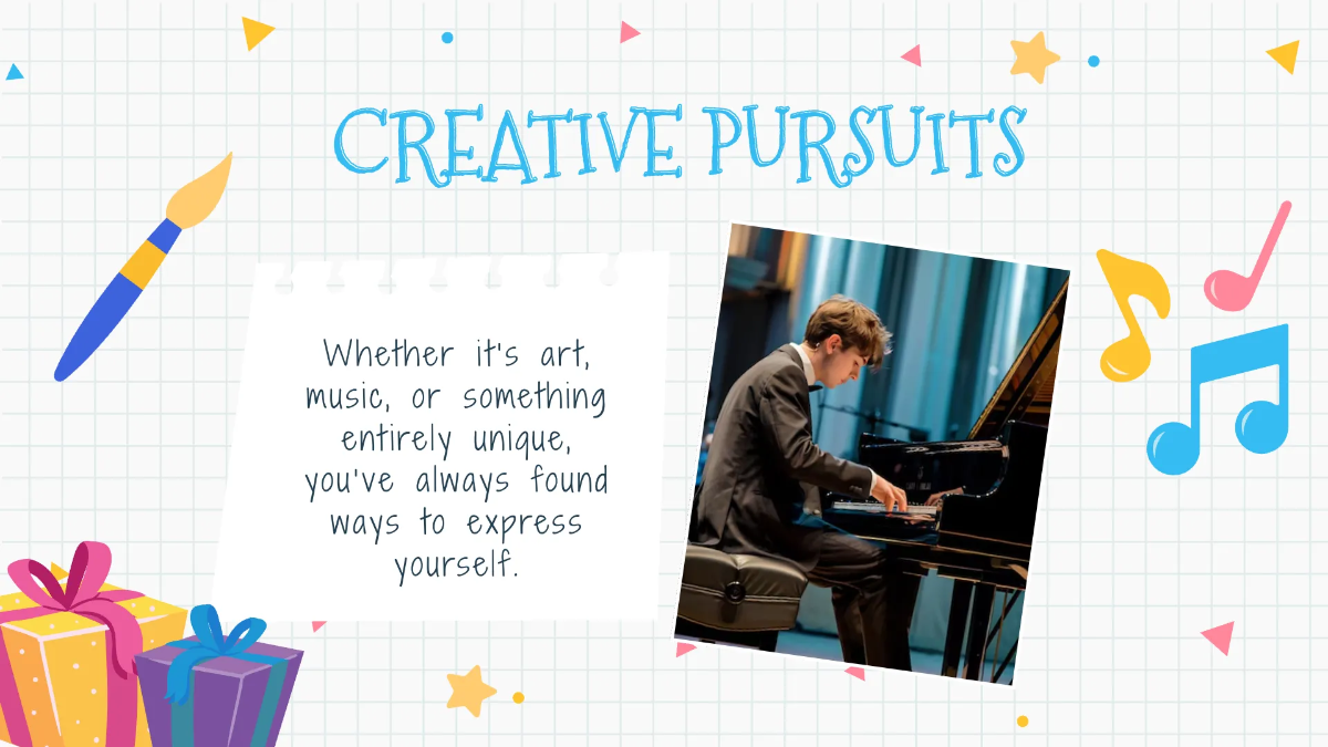 Free Happy Birthday Presentation Template to Edit Online