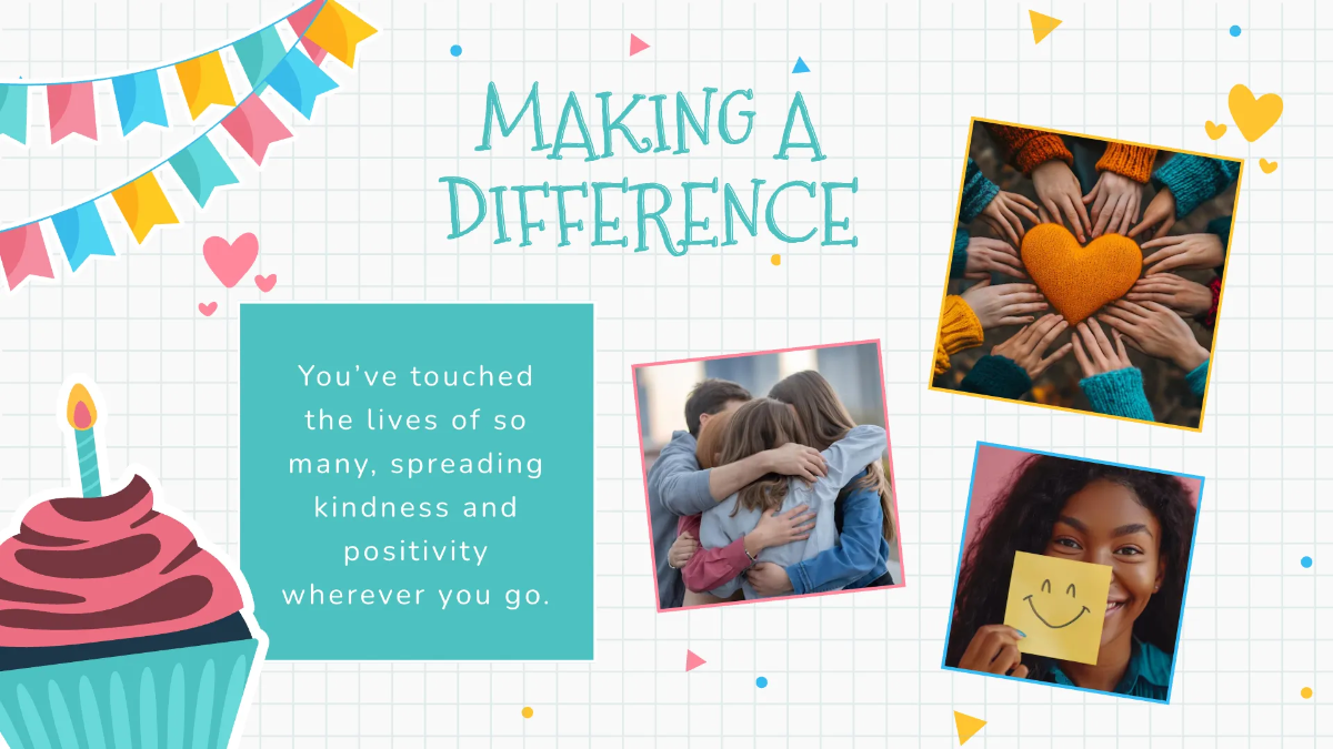 Free Happy Birthday Presentation Template to Edit Online