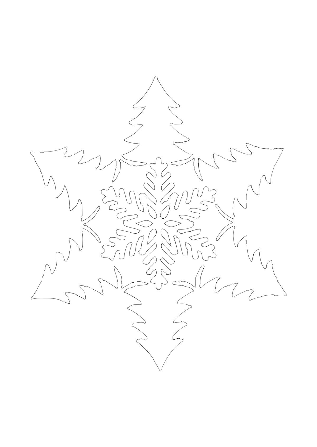 Christmas Cut Out Pattern