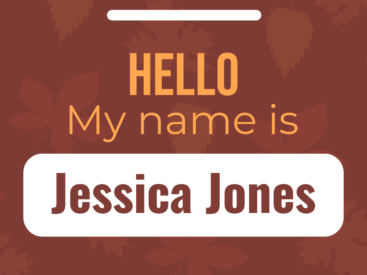 Thanksgiving Name Tag