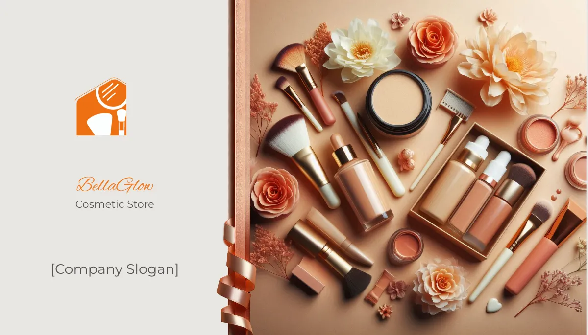 Free Cosmetic Store Business Card Template to Edit Online