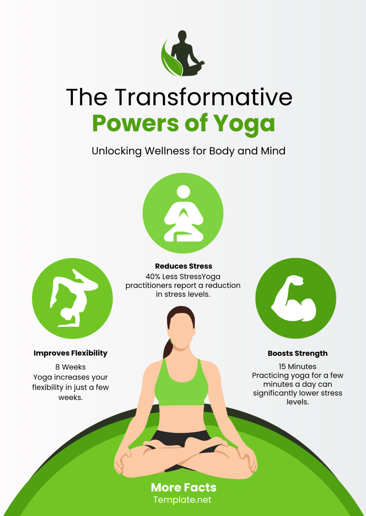 Yoga Studio Infographics Template