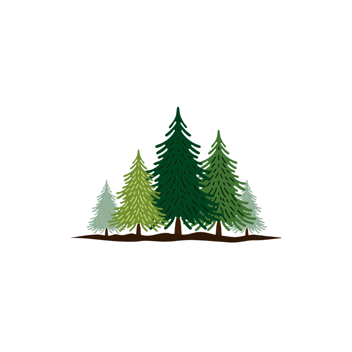 Pine Forest Clipart - Edit Online | Template.net