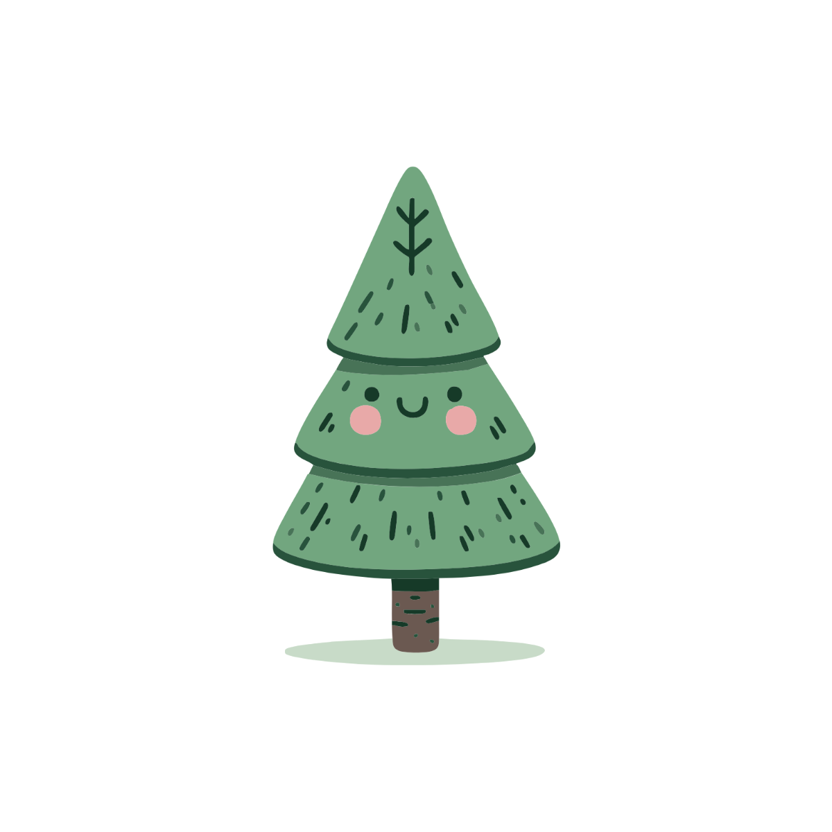 Cute Pine Clipart - Edit Online | Template.net