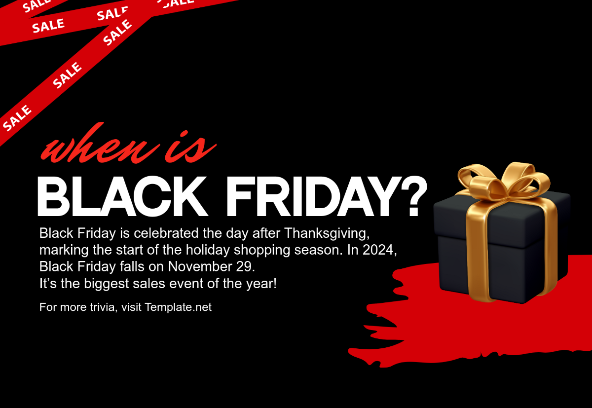 When is Black Friday?