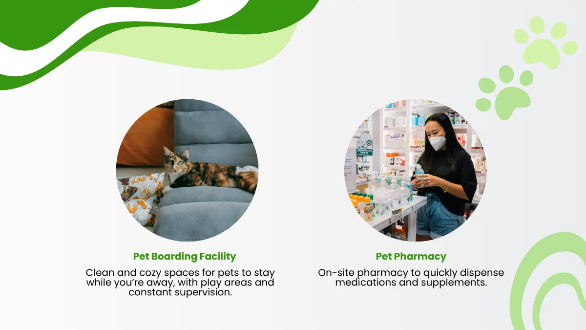 Free Veterinary Clinic Presentation Template to Edit Online