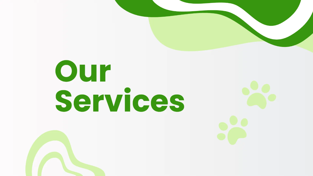 Free Veterinary Clinic Presentation Template to Edit Online