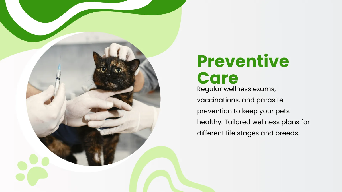 Free Veterinary Clinic Presentation Template to Edit Online