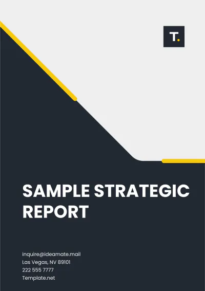 Free Sample Strategic Report Template to Edit Online