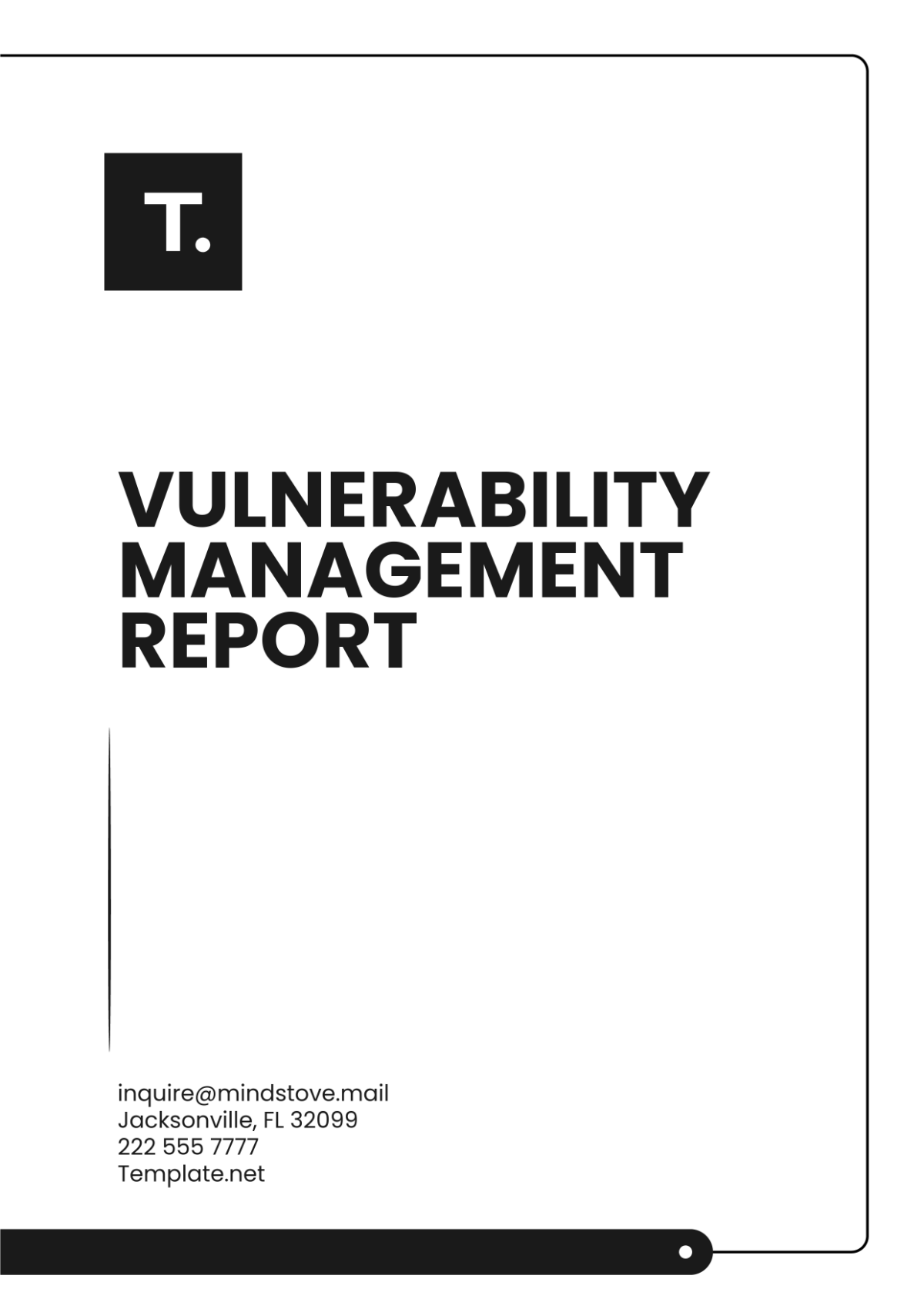 Vulnerability Management Report Template - Edit Online & Download