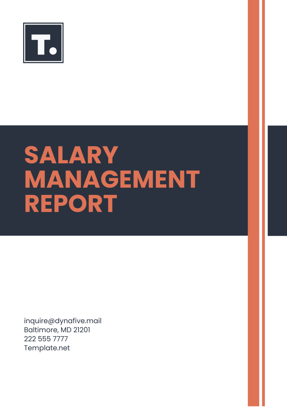 Salary Management Report Template - Edit Online & Download