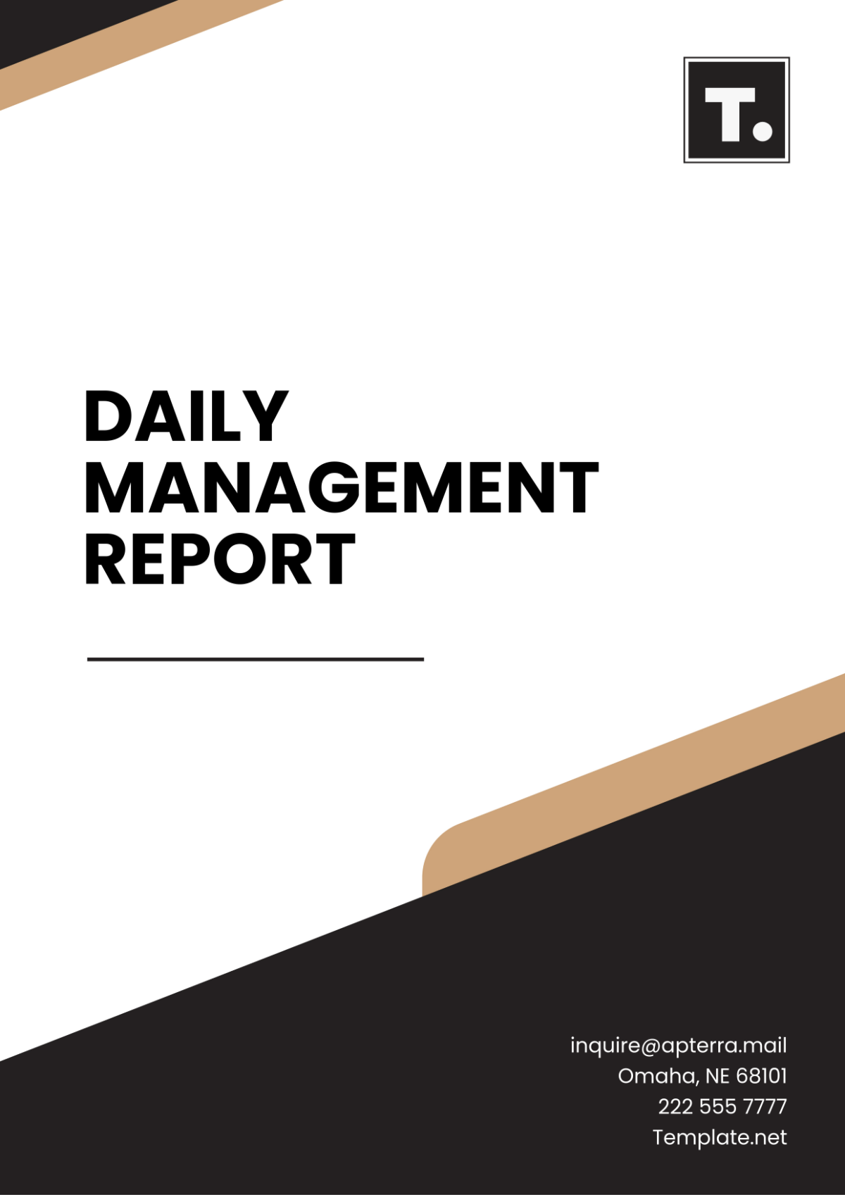 Daily Management Report Template - Edit Online & Download