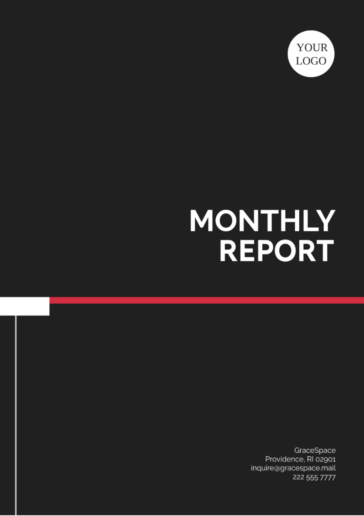 Monthly Report Template - Edit Online & Download